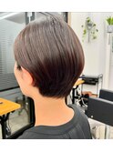 小顔ショートボブ浦和美容室ARTS荒巻充黒髪ヘアカットうまい上手