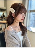☆バレッタアレンジ お顔まわりカット 大人ガーリー☆