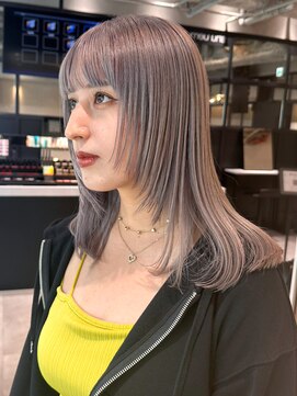 シオン(shion) 似合わせカットメルティカラーマロンベージュ_ba475511