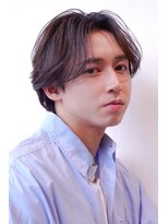 ハバナ 渋谷(HAVANA)&nbsp;束感モテるツーブロックセンターパートニュアンスパーマ