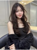 ワイドバングイメチェン美髪外ハネボブ+レイヤーカット韓国/池袋