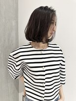 ヨーク(YOKE)&nbsp;YOKE 大人ボブ切りっぱなしボブフレンチボブアッシュグレージュ