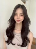  髪質改善艶髪愛され韓国風前髪カット 小顔梅田