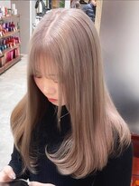 ニトバイアンキシム(nit by ahnkism)&nbsp;外国人風ミルクティーベージュケアブリーチ堀江