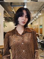 ヒュージ 三軒茶屋(huge)&nbsp;レイヤーボブ/ミニボブ/ニュアンスパーマ/顔周りカット/20代30代