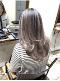 ハイライト　バレイヤージュ　ショート　レイヤー　髪質改善