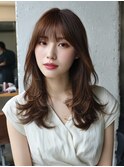 ナチュラルブラウン ミディアムレイヤー 【TELAHAIR守谷店】