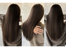 【クーポン】髪質改善カラー＋カット＋フローディア4step TR ￥13629