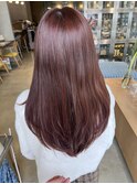 春の韓国風◎顔周りレイヤーオレンジカラー