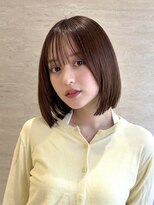 パルス ヨコハマ(PULSE yokohama)&nbsp;タッセルボブ切りっぱなし外ハネレイヤーボブ