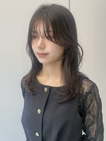 ヌヌ 渋谷 原宿 明治神宮前(nunu)&nbsp;ローレイヤー/顔まわりカット/ミディアムレイヤー/グレージュ