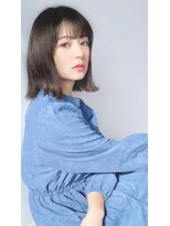 エイド 本店(aid)&nbsp;ぱっつんボブ外はねヘア