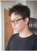 無造作立ち上げパーマ