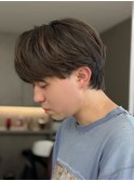 朝5分で決まるセンターパート×ニュアンスパーマ