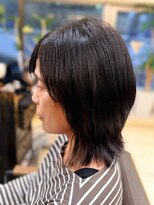 ヘアリゾート粋 ティガ 池袋店(tiga)&nbsp;透明感ダークブラウン/ウルフ/レイヤーカット