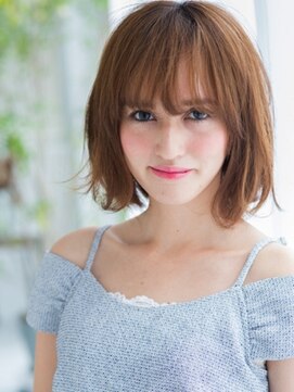マンス ルージュ 博多店(Mince Rouge) ♪無邪気さプラス!シースルーバングボブ♪【博多駅】