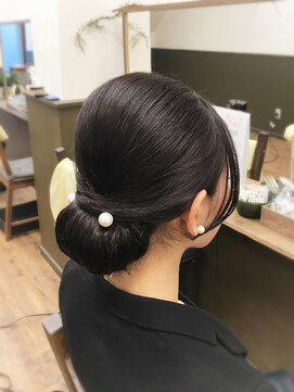 マチュレ 上野店(Mature) 【ヘアセット専門店Mature】きれいめシニヨン