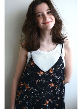 ミラバイグリーン(Mira by green) olive brown×Cream perm#002