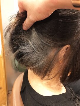 テトラ ヘアー(TETRA hair) 【TETRAhair 小川】ホワイトベージュインナーカラー
