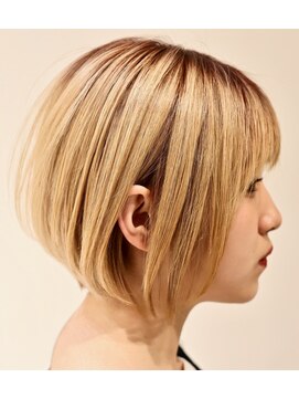 ヘア デザイン リスク(HAIR DESIGN RISK) 【RISK高橋勇太】カットが上手い大人かわいいワンサイドショート