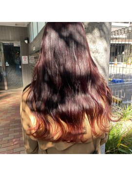 ミント(mint) 【バレンタイン前に！甘めの暖色裾カラー◎】