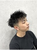 メンズショート　ソフトツイスト