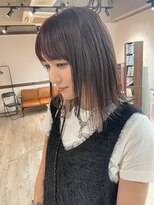 コワファーストナガサキシャンプーボーイ(COIFF1RST NAGASAKI SHAMPOO BOY)&nbsp;ぱつっとボブ/長崎/ショート/韓国ボブ/切りっぱなしボブ