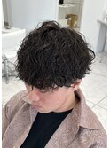 波巻きスパイラル 波巻きパーマ