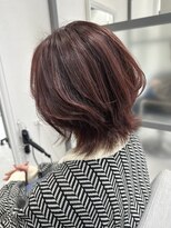 リュドール 春日井店(Rue D'or) Rue D'or春日井×櫻枝  クラゲレイヤー×白髪染め