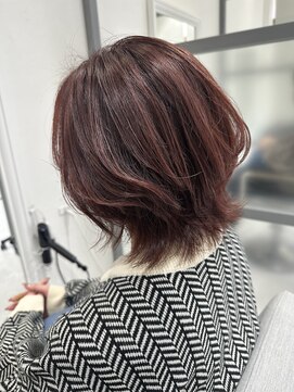 リュドール 春日井店(Rue D'or) Rue D'or春日井×櫻枝  クラゲレイヤー×白髪染め