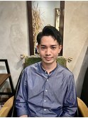 ツーブロック 七三風