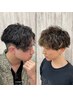 【MEN'S PERM】カット＋デザインパーマ※女性メンズスタイル可