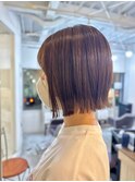 大人可愛い20代30代40代◎切りっぱなしボブ