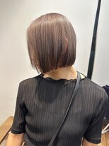 ウニレ バイ センス(unire by sense)&nbsp;【飾磨/姫路】ボブ/ブリーチを使ったミルクティーベージュ