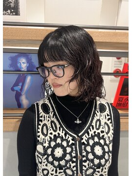 シアン 矢場町店(CYAN.) 顔まわりレイヤー×ゆるふわパーマ