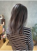 silver ash×balayage color