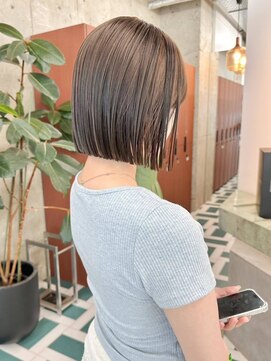 ノエ(noe) くびれヘア/アプリコットオレンジ/ハイライトカラー/栄c166