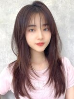 ラフィス ヘアー リノ 三宮店(La fith hair lino) 【La fith】顔周りレイヤー×ニュアンスカラー
