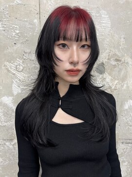 スノットバイガルテ(SNOT by GARTE) ロングウルフ/ウルフヘア/ルーツカラー/デザインカラー