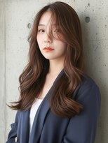 ニューヨークニューヨーク ピオレ姫路店(NYNY)&nbsp;暖色ブラウン×韓国風ゆる巻きロング