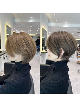 バンプ ギンザ(BUMP GINZA) 30代40代50代白髪ぼかし銀座大人かわいいレイヤーショートE