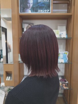 プランタンアヴェダ(printemps AVEDA) チェリーレッド×フェイスレイヤー
