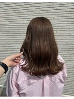 美容室 フォーリア Foglia&nbsp;ミディアム　ダブルカラー　ベージュカラー