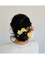 パラディスサロンあなたが好きです 和装ヘアアレンジ