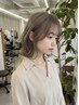 【人気No,2】韓国ボブ×カット+カラー+オージュアTR ￥16800→12800
