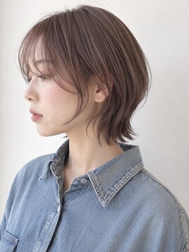 ヘイ 松本店(HEY) 【HEY 松本店】小顔くびれショートウルフ×ピンクブラウン