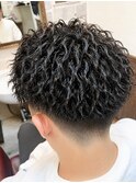 MEN'S HAIR/リバースセンターパート/ニュアンスパーマ/ツイスパ