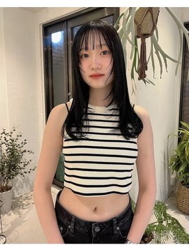 スロウ 代官山(Sraw) レイヤーカットロングレイヤーミディアムレイヤー顔回りレイヤー