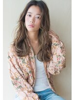 レイラバイアフロート 吉祥寺(Lila by afloat)&nbsp;ミルクティーカラーの脱力ウェーブ　【afloat小笠原剛】