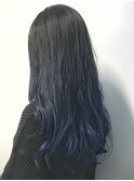 グラデーションカラーでアカ抜けヘアに☆ブルージュ×ネイビー☆
